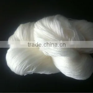 100% Acrylic Raw White Yarn in Hanks thumbnail-1