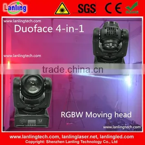 24W LED Duoface RGBW Beam+Beam Moving Head Light thumbnail-1