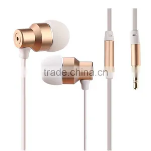 Tangle Free Metal Earphone With Handsfree Mic thumbnail-1