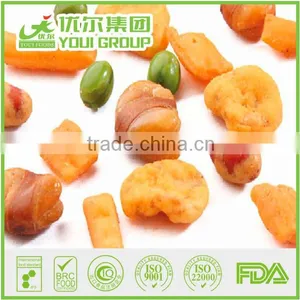 HACCP,ISO,BRC,HALAL Certificat Rice Crackers and Coated Peanuts Mix4 NON-GMO,Rich in Dietary Fibres, Good for Stomach YOUI GROUP thumbnail-3