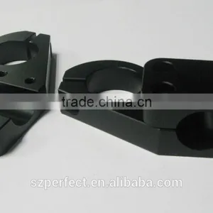 OEM CNC Machining Precision Mechanical Component Black Anodized Aluminum Parts thumbnail-2