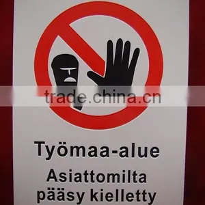 Customized Warning Plate no Smoking Sign Board thumbnail-5