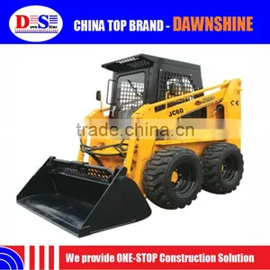 Hot Small Chinese Bobcat Skid Steer Tires 12-16.5 JC60 Mini Skid Steer Loader for Sale thumbnail-5