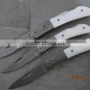 OEM Custom Handmade Damascus Folding Knife UDTEK01344 thumbnail-2