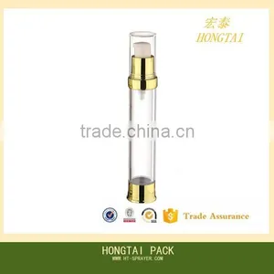 Plastic Manufacturers Golden Color Plastic Airless Pump Bottle for Woman thumbnail-3