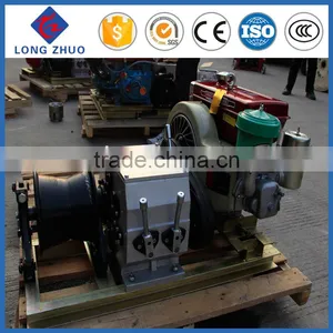 High Speed Compact Structure Petrol/diesel Engine Powered Winch thumbnail-4