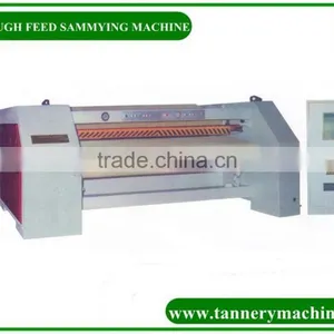 Italy Quality 3200mm Cow Leather Double Blade or Double Felt Sammying and Setting Out Machine thumbnail-1