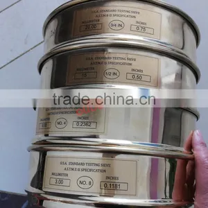 A.S.T.M. Standard Woven Wire Mesh Brass Test Sieves thumbnail-3