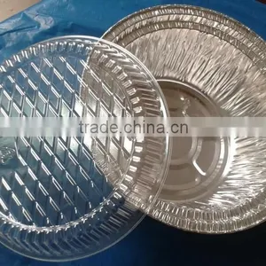 Round Clear Plastic Lid for Tinfoil Bowl thumbnail-1