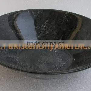 TEAKWOOD BLACK ZEBRA MARBLE BOWLS thumbnail-2