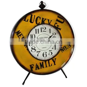 Hot Sale!!!Antique Metal Decorative Floor Standing Clock thumbnail-1