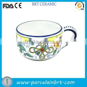 Italy Style Colorful Ceramic Tea Cup thumbnail-1