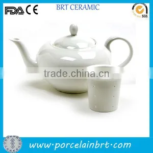 Whole Tea Set With Infuser Porcelain Tea Pot thumbnail-1