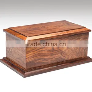 Wooden Cremation Urns ~ Wood Urn Box ~ Wooden Urn thumbnail-1