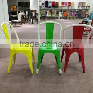 Modern Cheap Iron Frame Industry Metal Chair With Office Furniture thumbnail-5