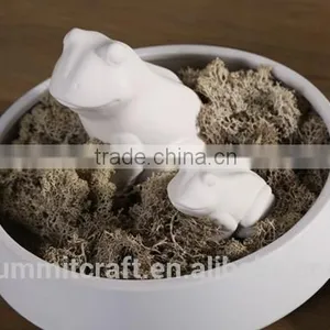 Miniature Ceramic Porcelain Animal Ceramic Frog Figurines thumbnail-6