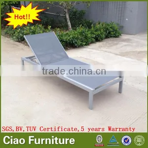 Stackable Outdoor Aluminum Adjustable Chair Chaise Lounge thumbnail-1