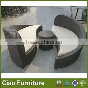 Modern Design Garden Furniture Outdoor Sun Bed With Cushion thumbnail-1