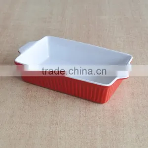 Ceramic Bakeware With Solid Color thumbnail-1