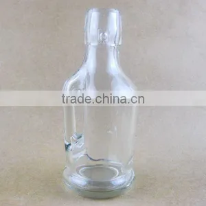 Glass Bottle With Handle ,glass Oil and Vinegar Bottle With Handle ,glass Bottles for Oil thumbnail-1