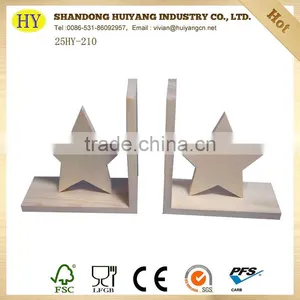 Unfinished Cheap Wooden Bookend for Sale thumbnail-1