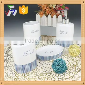 2015 Ceramic Bathroom Set Fashion Design Wiht English Letter thumbnail-1