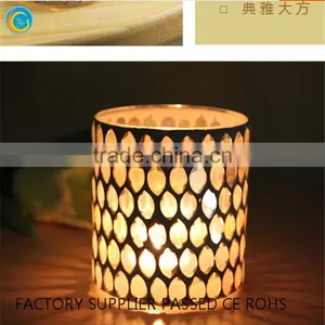 Glass Mosaic Candlestick thumbnail-1