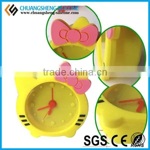 Cat Design Morning Ring Alarm Clock, Kids Favourite Clock, Funny Shape Clock thumbnail-3