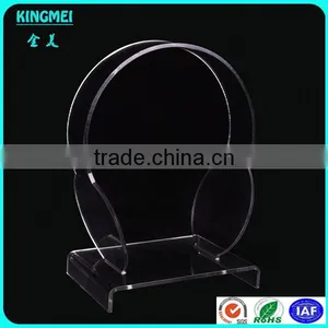 8mm Clear Acrylic Headphones Stand Headset Holder Earphone Display Rack thumbnail-3