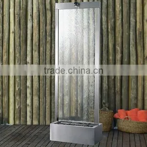 Stainless Steel Office Decorative Items for Indoor Glass Waterfalls thumbnail-1