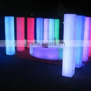 Outdoor Decorative Rechargeable Luminous Bar Outdoor Pillar thumbnail-4