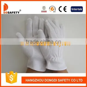 DDSAFETY 2017 Light Medium Weight Cotton Inspector Parade Gloves Work Gloves Safety Gloves thumbnail-1