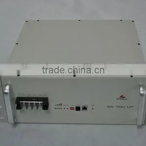 4 U Rack 48v 75ah LiFePO4 Battery for Telecom Back up Power/UPS thumbnail-1