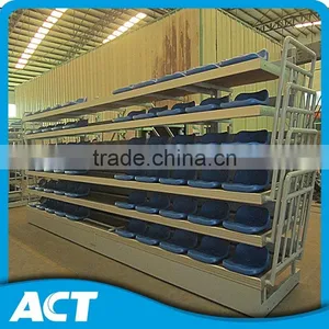 Portable Steel Grandstand Seating With Plastic Seats for Indoor thumbnail-1
