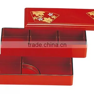 Square Bento Box Set Japanese Style Lunch Box Lunch Box Square Shokado Bento thumbnail-4