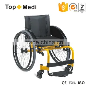TOPMEDI Aluminum Sport Wheel Chair thumbnail-1