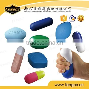 PU Foam Stress Toy / Stress Ball in Pill Shape thumbnail-1