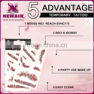 Custom Peel off Stickers Art Paper Custom Body Temporary Tattoo Sticker thumbnail-4