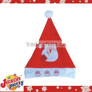 Santa Claus Hat / Christmas Fibre Optic Hat / Knit Santa Hat thumbnail-1