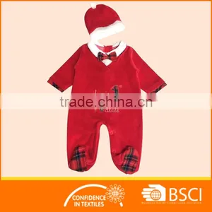 Baby Gifted Hat and Tie Romper Stocklot thumbnail-1