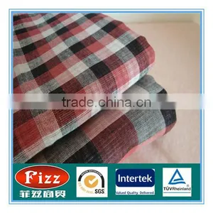 100% Cotton Yarn Dyed Woven Fabric High Quality Wholesale From Chinia thumbnail-1