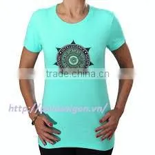 Factory Price Cotton Women t Shirt Sreen Printing Clothes thumbnail-3