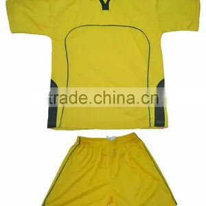 OEM Style Yellow Color Soccer Uniform thumbnail-1