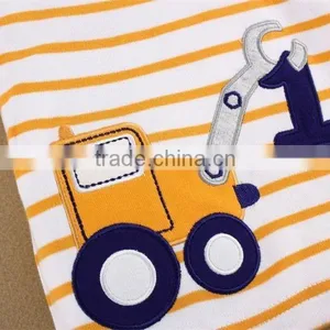 2015 Summer New Arrival Boys Tshirts High Quality 100% Cotton Interlock Baby Clothes thumbnail-4