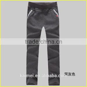 Wholesale Oversize Life Gym Good Quality Comfortable French Terry Women Yoga Pants CVC(75/25) thumbnail-3