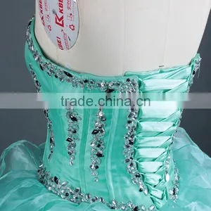 Beaded Sweetheart Ball Gown Evening Dress thumbnail-6