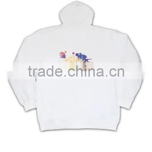 Trade Assurance BSCI Customized Design 2016 Embroidery/screenprint Wholesale White Hoodie thumbnail-6