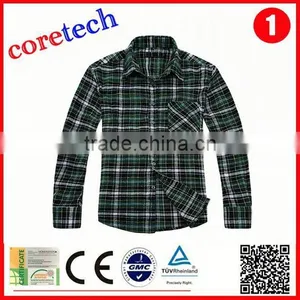 Comfortable Soft Mens Flannel Shirt Factory thumbnail-3