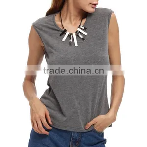 Europe and the United States Sets Big Yards Dress Pure Color Sleeveless Shirt Jacket thumbnail-1