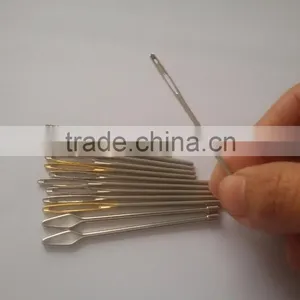 Golden Big Eye Blunt Hand Sewing Needles Stainless Steel thumbnail-2